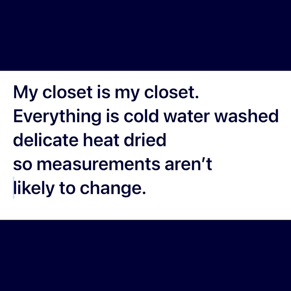 My closet practices